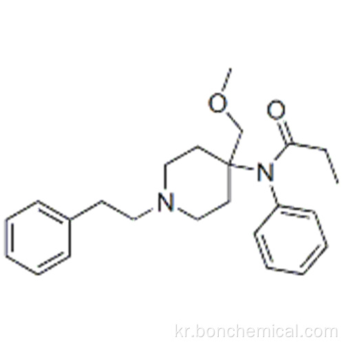 N- (4- 메 톡시 메틸 -1- 펜 에틸-피 페리 딘 -4- 일) -N- 페닐-프로피온 아미드 CAS 60618-49-7